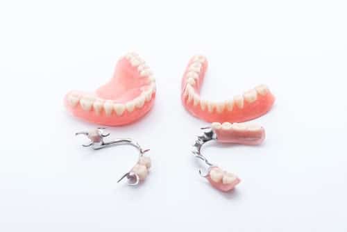 Two Metal Dentures