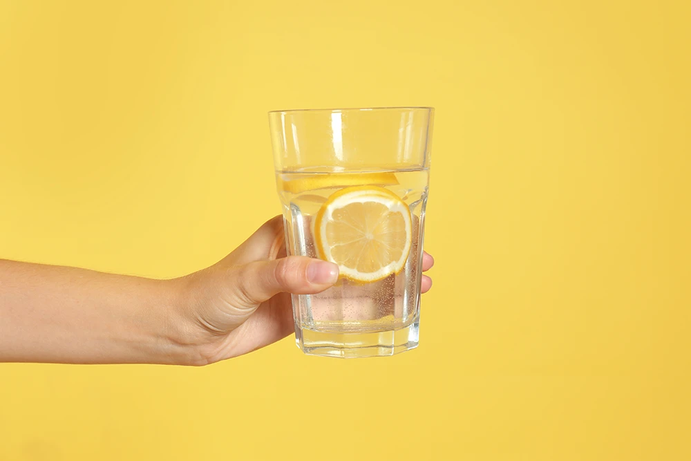 drink lemon water